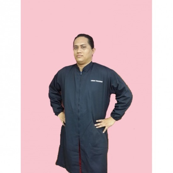 เสื้อกาวน์แขนยาว เสื้อกาวน์แขนยาวปลายแขนจั๊ม  รับสั่งตัดเสื้อกาวน์ยาวแขนยาวปลายแขนจั๊ม  เสื้อกาวน์แขนยาว  โรงงานผลิตชุดยูนิฟอร์มใกล้ฉัน  โรงงานผลิตชุดยูนิฟอร์ม  รับตัดชุดยูนิฟอร์มโรงงาน 